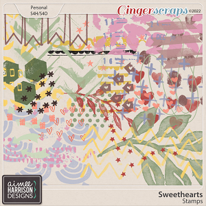 Sweethearts Stamps by Aimee Harrison