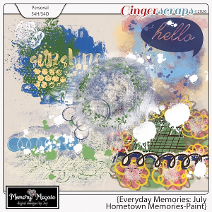 Everyday Memories: July-Hometown Memories Paint by Memory Mosaic