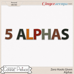 Zero Hoots Given - Alpha Pack AddOn by Connie Prince