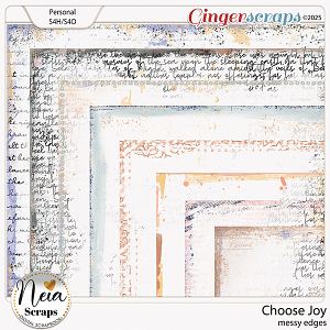 Choose Joy - Messy Edges - by Neia Scraps