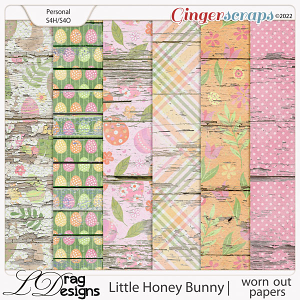Little Honey Bunny: Worn Out Papers by LDragDesigns