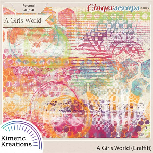 A Girls World Graffiti by Kimeric Kreations