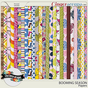 Booming Season - Papers by Lisa Rosa Designs