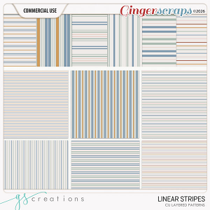 Linear Stripes Layered Patterns (CU) by GS Creations
