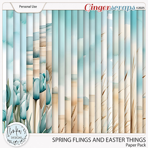 Spring Flings And Easter Things Paper Pack by Ilonka's Designs