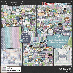 Snow Day Bundle by Let Me Scrapbook Snow Day Bundle by Let Me Scrapbook