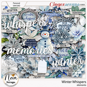 Winter Whispers -  Elements - by Neia Scraps