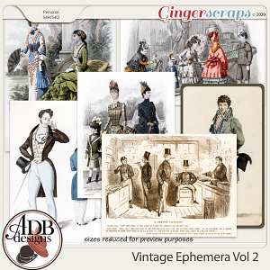 Heritage Resource Vintage Ephemera Vol 02 by ADB Designs