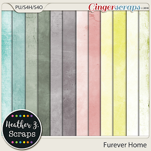 Furever Home SOLIDS by Heather Z Scraps