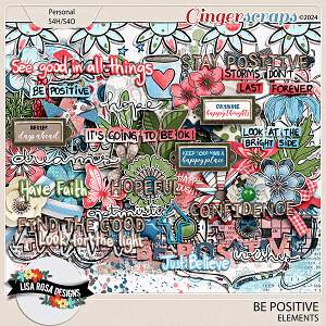 Be Positive - Elements by Lisa Rosa Designs