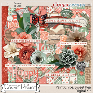 Paint Chips Sweet Pea - Kit by Connie Prince