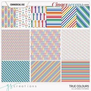 True Colours patterns (CU) by GS Creations