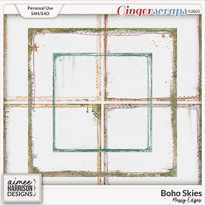 Boho Skies Messy Edges by Aimee Harrison