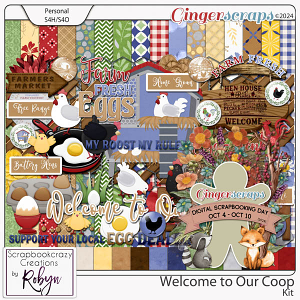 Welcome to Our Coop Kit by Scrapbookcrazy Creations