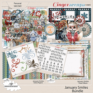 January Smiles Bundle-by Adrienne Skelton Designs 