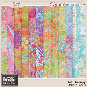 Art Therapy Blended Papers by Aimee Harrison