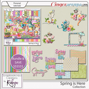 Spring is Here Collection by Scrapbookcrazy Creations