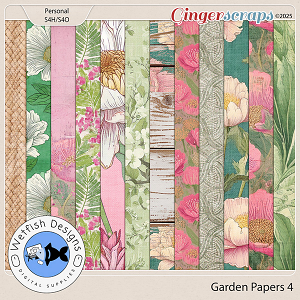 Garden Papers 4 by Wetfish Designs  