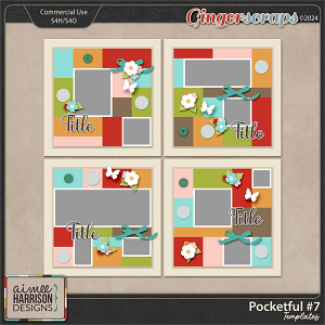 Pocketful #7 Templates by Aimee Harrison