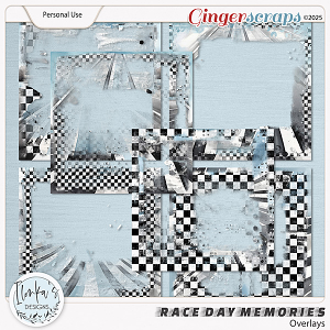 Race Day Memories Overlays by Ilonka's Designs 