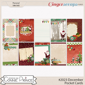 #2023 December - Pocket Cards by Connie Prince