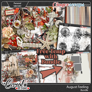 August Feeling-Bundle+Free Template