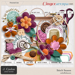 Stitch Season Embellishments by J. Conlon and Sons