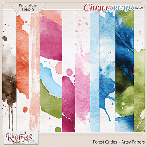 Forest Cuties Artsy Papers
