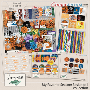 My Favorite Season Basketball Collection by ScrapChat Designs