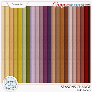 Seasons Change Solid Papers by Ilonka's Designs