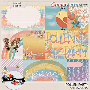 Pollen Party - Journal Cards by Lisa Rosa Designs