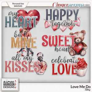 Love Me Do Titles by Aimee Harrison