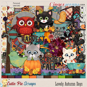 Lovely Autumn Days Scrapbook Kit Lovely Autumn Days Scrapbook Kit