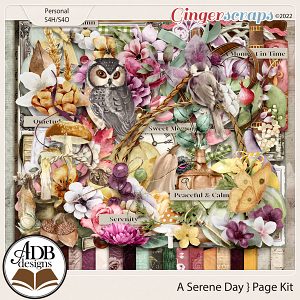 A Serene Day Page Kit