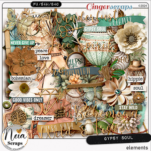 Gypsy Soul - Elements - by Neia Scraps
