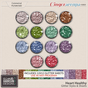 Heart Healthy Glitters by Aimee Harrison