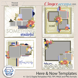 Here & Now Templates by Miss Fish 