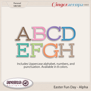 Easter Fun Day - Alpha by Aprilisa Designs
