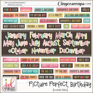 Picture Perfect Birthday {Wordy Bits}