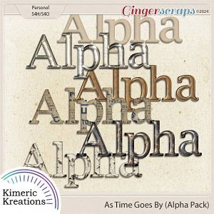As Time Goes By Alpha by Kimeric Kreations