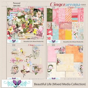 Beautiful Life (Mixed Media) Collection by Triple J Designs