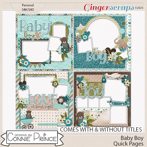 Baby Boy - Quick Pages by Connie Prince