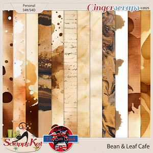 Bean & Leaf Cafe Stained Papers By The Brit Chick