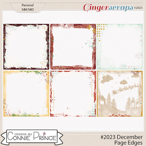 #2023 December - Page Edges by Connie Prince