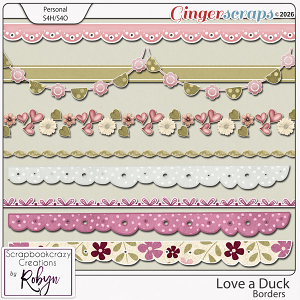 Love a Duck Borders by Scrapbookcrazy Creations