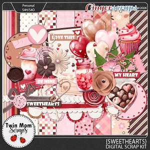 Sweethearts - KIT by Twin Mom Scraps