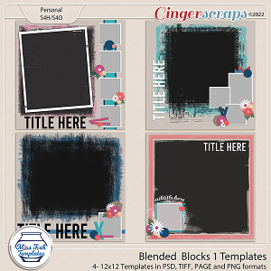 Blended Blocks Templates by Miss Fish