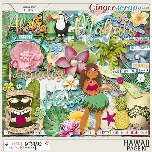 Hawaii - Page Kit - by Neia Scraps 