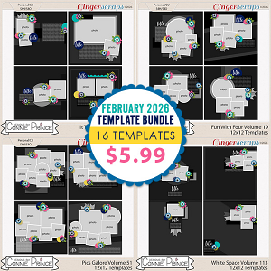 February 2026 Template Bundle by Connie Prince