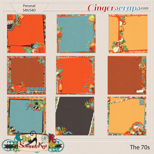 The 70s Stacked Papers by The Scrappy Kat